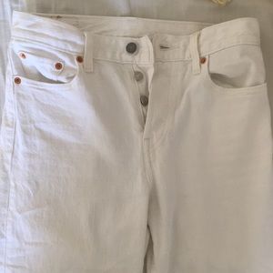 While Levi’s Jeans